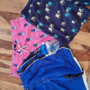 Bundle Beach Shorts Nautica, Speedo & Hollister